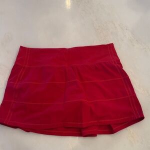 Lululemon Athletica Red Skort